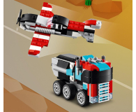 LEGO Creator 3 w 1 Ciężarówka z platformą i helikopterem 31146 - 1202658 - zdjęcie 10